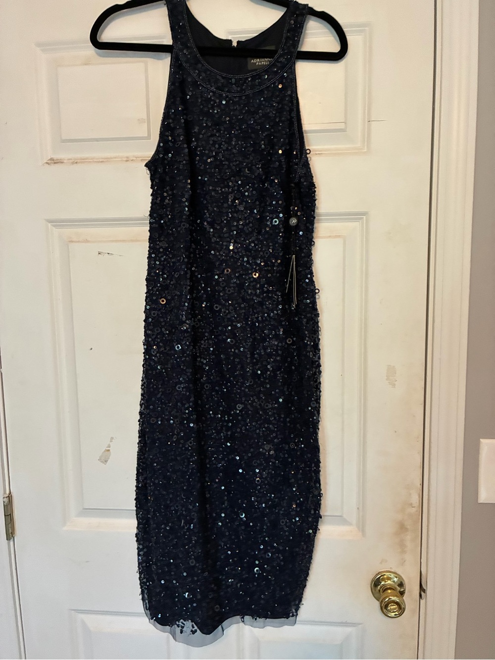 Adrianna Papell Sequin Dress Tags